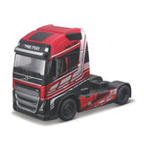 18-32203 Bburago Street Fire - Haulers Cabs: Volvo FH16, rosso - Scala 1:43